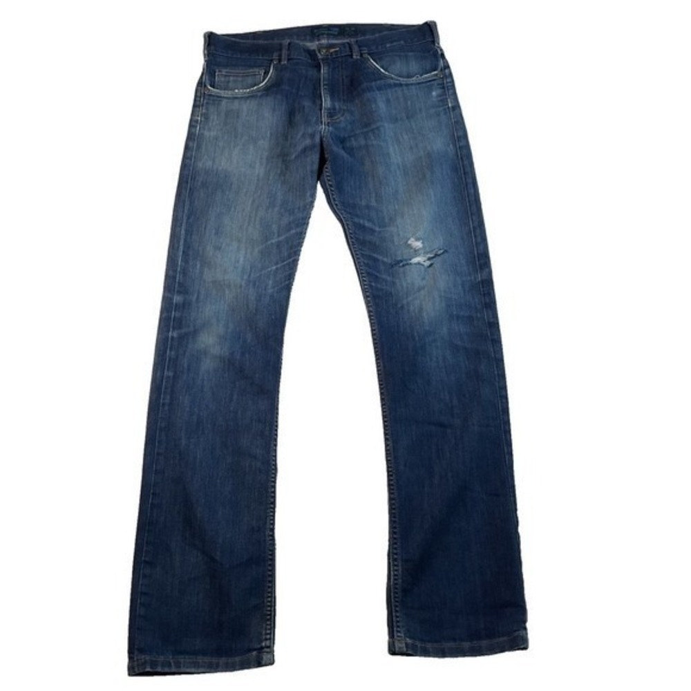 Patagonia Jeans Men 32x32 Blue Denim Performance Twill Straight Iron Clad Pants